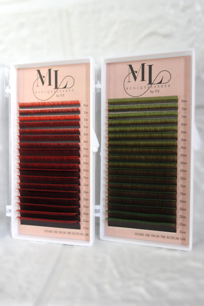 Two tone lashes 0.07mm (18 lines)